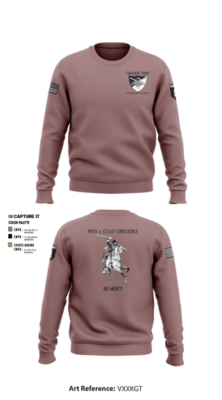 Crew Neck Sweatshirt, , Army, Teamtime, Team time, sublimation, custom sports apparel, team uniforms, spirit wear, spiritwear, sports uniforms, custom shirts, team store, custom team store, fundraiser sports, apparel fundraiser