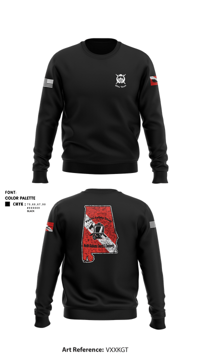Cullman County Dive Team 44931710 Crew Neck Sweatshirt - 2