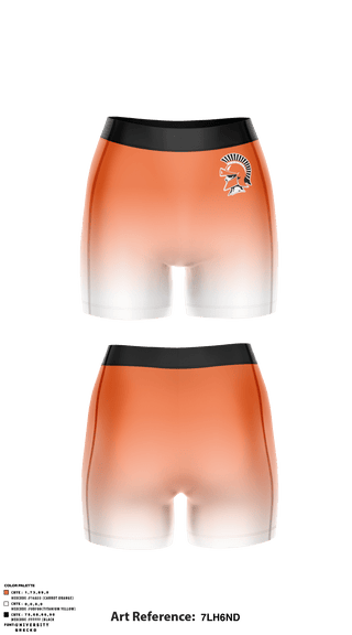 Women's Compression Shorts, York Suburban High School Tennis, Tennis, Teamtime, Team time, sublimation, custom sports apparel, team uniforms, spirit wear, spiritwear, sports uniforms, custom shirts, team store, custom team store, fundraiser sports, apparel fundraiser