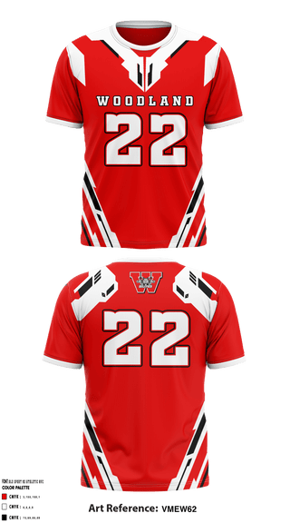 Short Sleeve Performance Shirt, Woodland High School Football, Football, Teamtime, Team time, sublimation, custom sports apparel, team uniforms, spirit wear, spiritwear, sports uniforms, custom shirts, team store, custom team store, fundraiser sports, apparel fundraiser
