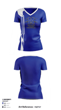McCallum High School women's volleyball 71374557 Women's Short Sleeve V-neck Shirt - 1