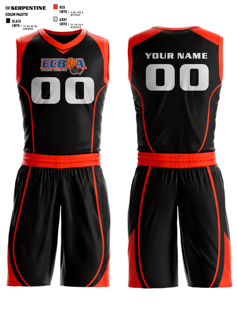 Basketball Uniform, ECBOA, Men's Basketball, Teamtime, Team time, sublimation, custom sports apparel, team uniforms, spirit wear, spiritwear, sports uniforms, custom shirts, team store, custom team store, fundraiser sports, apparel fundraiser