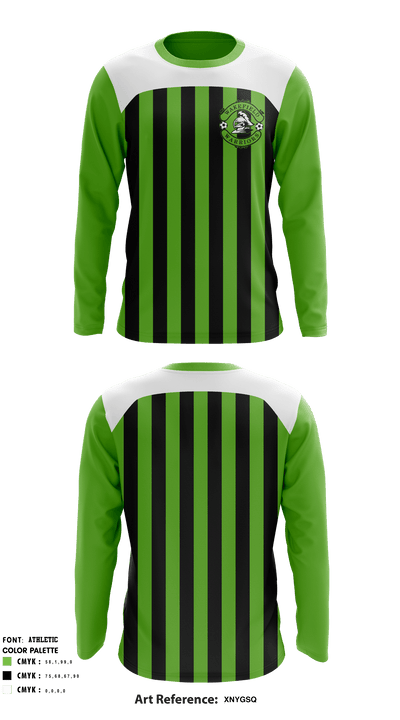 Wakefield Soccer 79669837 Long Sleeve Performance Shirt - 1