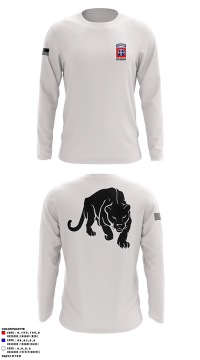 82nd Airborne Division 13131844 Long Sleeve Performance Shirt - 3