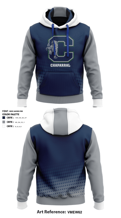 Chaparral High School Golf 95142666 Hoodie - 1