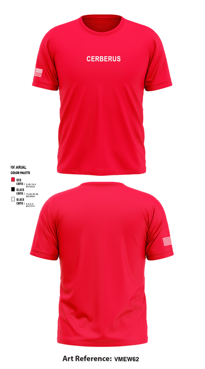 Cerberus 84773906 Short Sleeve Performance Shirt - 1