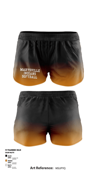 Women's Shorts, Marysville indians, Softball, Teamtime, Team time, sublimation, custom sports apparel, team uniforms, spirit wear, spiritwear, sports uniforms, custom shirts, team store, custom team store, fundraiser sports, apparel fundraiser