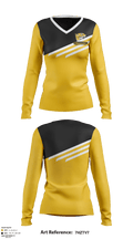Hernando High School Cross Country 34767587 Women's Long Sleeve V-neck Shirt - 2