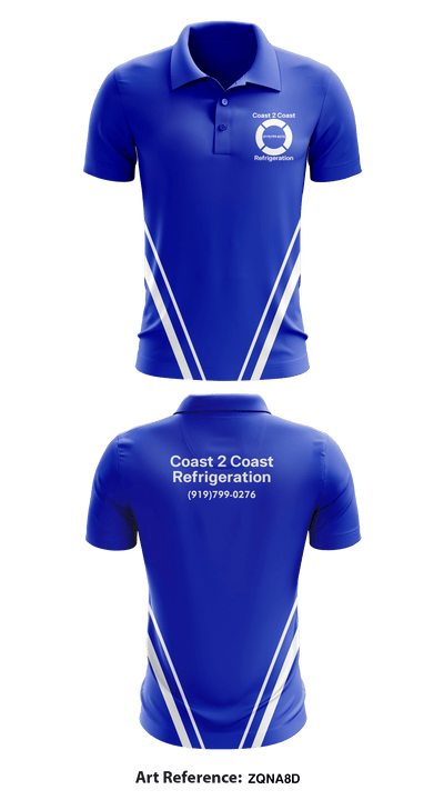 Coast 2 Coast Refrigeration 5433005 Short Sleeve Performance Polo - 2