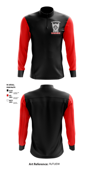 Quarter Zip Jacket, Rivera Raiders, Softball, Teamtime, Team time, sublimation, custom sports apparel, team uniforms, spirit wear, spiritwear, sports uniforms, custom shirts, team store, custom team store, fundraiser sports, apparel fundraiser