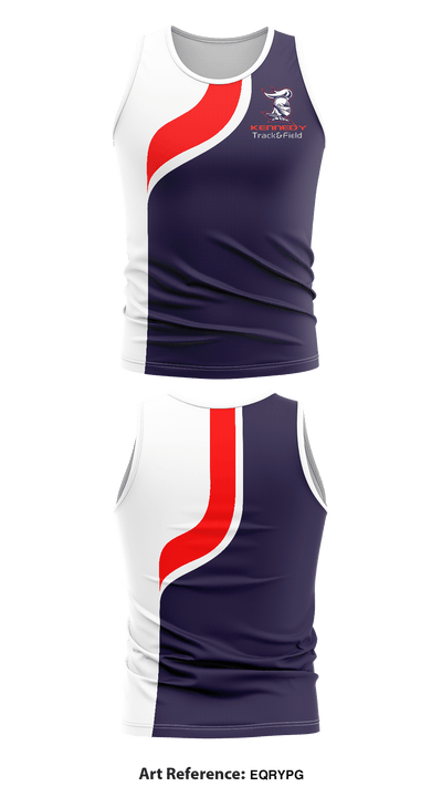 Kennedy track and field 9544644 Track Singlet - 1
