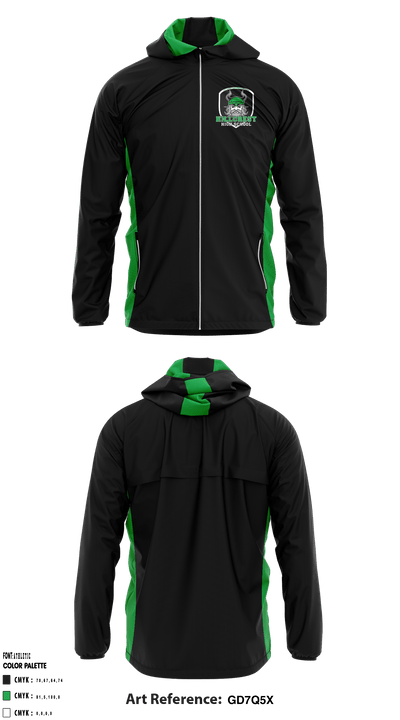 Hillcrest High School Volleyball 19786680 Windbreaker - 1