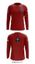 VP-10 Red Lancers 78238419 Long Sleeve Performance Shirt - 3