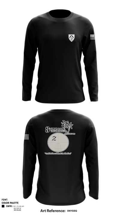 AOWC Unit 2 DM 1150009 Long Sleeve Performance Shirt - 2