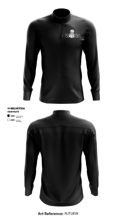 Winnipeg Minor Basketball Association 87280950 Quarter Zip Jacket - 1