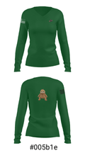 3rd plt 1st squad 3182446 Women's Long Sleeve V-neck Shirt - 22