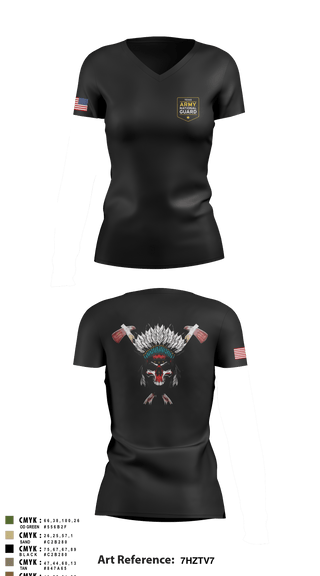 Women's Short Sleeve Vneck Shirt, , Army, Teamtime, Team time, sublimation, custom sports apparel, team uniforms, spirit wear, spiritwear, sports uniforms, custom shirts, team store, custom team store, fundraiser sports, apparel fundraiser