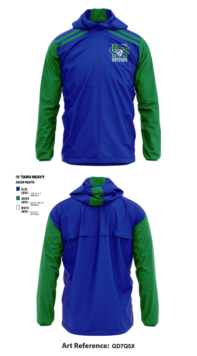 Middlesex College Volleyball 55779361 Windbreaker - 1