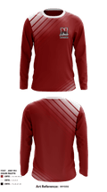 New Oxford High School Cheer 69325262 Long Sleeve Performance Shirt - 1