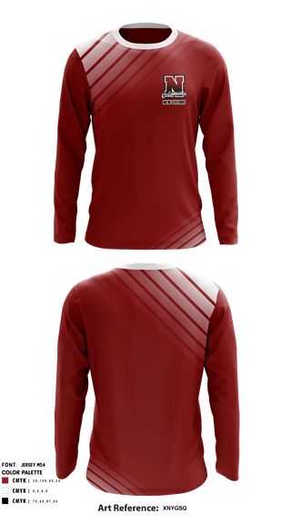 Long Sleeve Performance Shirt, New Oxford High School Cheer, School Spirit Store, Teamtime, Team time, sublimation, custom sports apparel, team uniforms, spirit wear, spiritwear, sports uniforms, custom shirts, team store, custom team store, fundraiser sports, apparel fundraiser