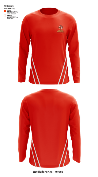 Long Sleeve Performance Shirt, Gallup High School Baseball, Baseball, Teamtime, Team time, sublimation, custom sports apparel, team uniforms, spirit wear, spiritwear, sports uniforms, custom shirts, team store, custom team store, fundraiser sports, apparel fundraiser