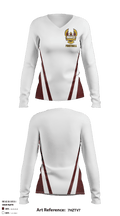 New Hampstead Football 7259461 Women's Long Sleeve V-neck Shirt - 2