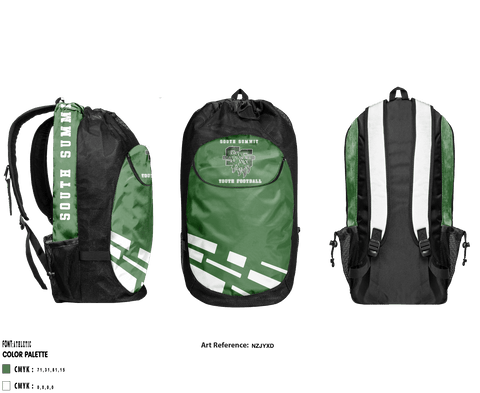 Gear Bag, South Summit youth football, Football, Teamtime, Team time, sublimation, custom sports apparel, team uniforms, spirit wear, spiritwear, sports uniforms, custom shirts, team store, custom team store, fundraiser sports, apparel fundraiser