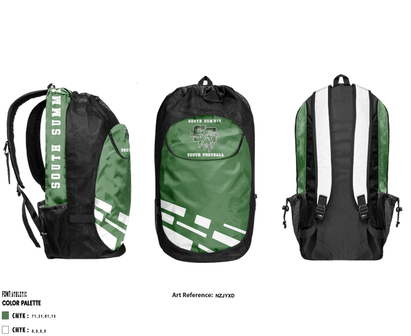 Gear Bag, South Summit youth football, Football, Teamtime, Team time, sublimation, custom sports apparel, team uniforms, spirit wear, spiritwear, sports uniforms, custom shirts, team store, custom team store, fundraiser sports, apparel fundraiser