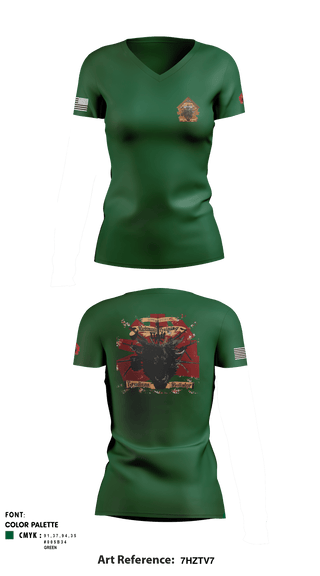 Women's Short Sleeve Vneck Shirt, 1st Supply Battallion Marksmanship Training Unit, Marines, Teamtime, Team time, sublimation, custom sports apparel, team uniforms, spirit wear, spiritwear, sports uniforms, custom shirts, team store, custom team store, fundraiser sports, apparel fundraiser