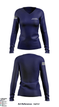 2nd Armored Cavalry Regiment 94147426 Women's Long Sleeve V-neck Shirt - 1