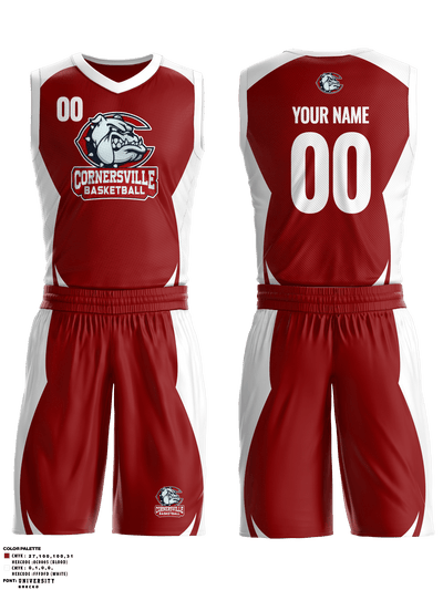 Cornersville Middle School Basketball 73611866 Basketball Uniform - 1