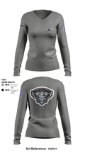 10th CAB H2F 35470377 Women's Long Sleeve V-neck Shirt - 7