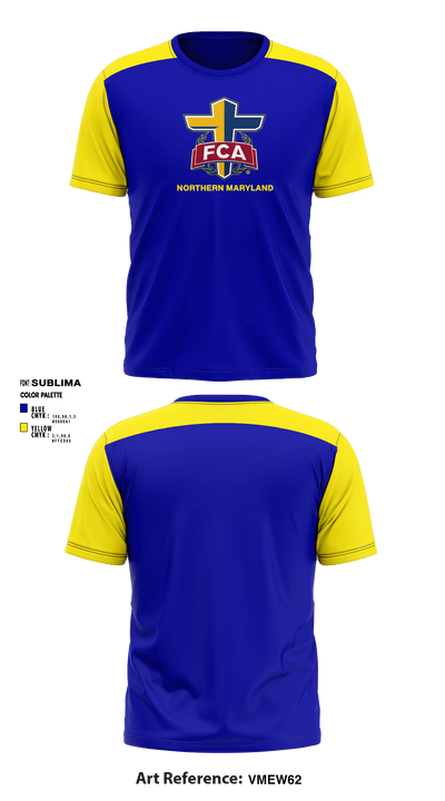 Northern Maryland FCA 52293788 Short Sleeve Performance Shirt - 1