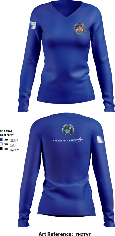 CONVENTIONAL PROMPT STRIKE TEAM 75033582 Women's Long Sleeve V-neck Shirt - 1