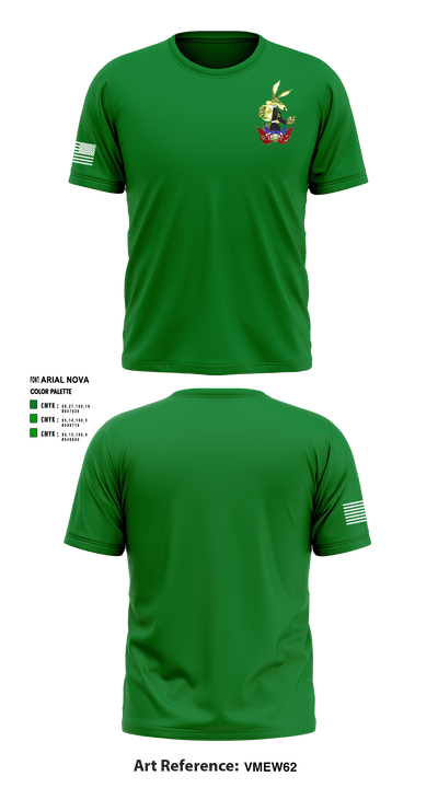 HMLA-775 37521148 Short Sleeve Performance Shirt - 1