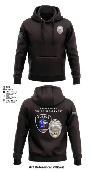Gainesville Police Department 66758462 Hoodie - 1