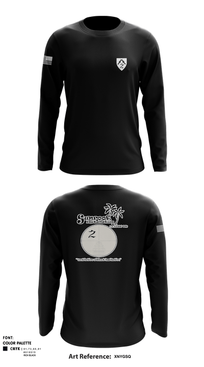 AOWC Unit 2 DM 1150009 Long Sleeve Performance Shirt - 1