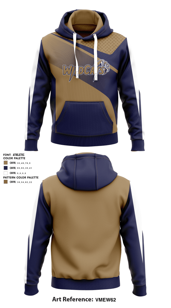 Hoodie, Leonardtown Wildcats Football and Cheer, Football, Teamtime, Team time, sublimation, custom sports apparel, team uniforms, spirit wear, spiritwear, sports uniforms, custom shirts, team store, custom team store, fundraiser sports, apparel fundraiser