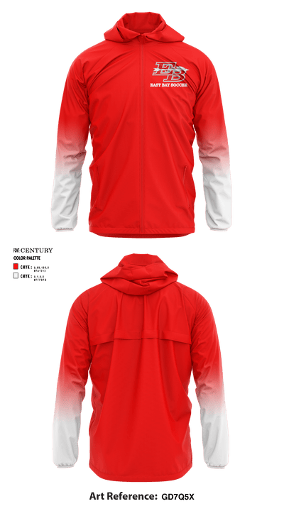 East Bay High School Soccer 75006154 Windbreaker - 1