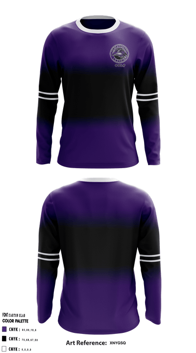 Vista Del Lago High School Golf 67197947 Long Sleeve Performance Shirt - 1