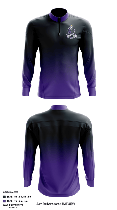 Mile High Elites FC 3524379 Quarter Zip Jacket - 8