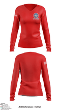 TF Kraken 9944136 Women's Long Sleeve V-neck Shirt - 2