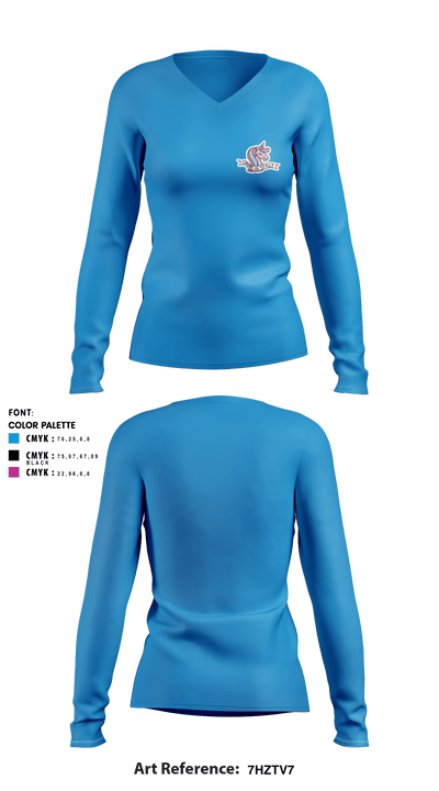 Proofpoint Threat Research 36810493 Women's Long Sleeve V-neck Shirt - 5