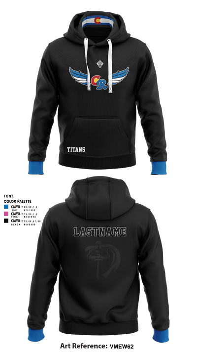 Coal Ridge HS Track & Field 68083427 Hoodie - 1