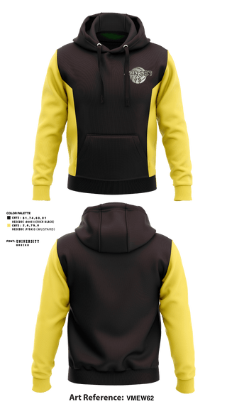 Hoodie, Miami Sunset Senior, Men's Volleyball, Teamtime, Team time, sublimation, custom sports apparel, team uniforms, spirit wear, spiritwear, sports uniforms, custom shirts, team store, custom team store, fundraiser sports, apparel fundraiser