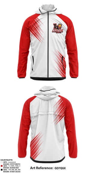 Windbreaker, Laguna Niguel Girls Softball, Softball, Teamtime, Team time, sublimation, custom sports apparel, team uniforms, spirit wear, spiritwear, sports uniforms, custom shirts, team store, custom team store, fundraiser sports, apparel fundraiser