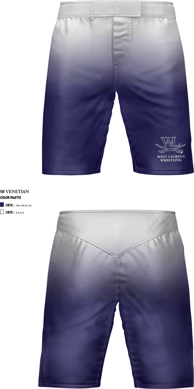 West Laurens High School Wrestling 83204724 Fight Shorts - 1