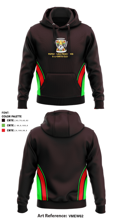 PAPAKOLEA PEACOCKS E-SPORTS CLUB 36233214 Hoodie - 1