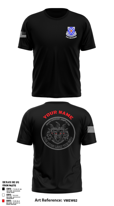 Bravo, 305th MI BN 32687381 Short Sleeve Performance Shirt - 4