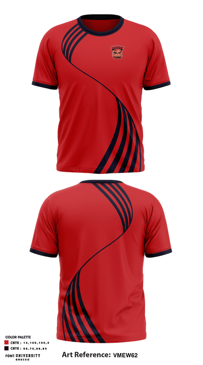 Rossview High School Golf 94027066 Short Sleeve Performance Shirt - 1